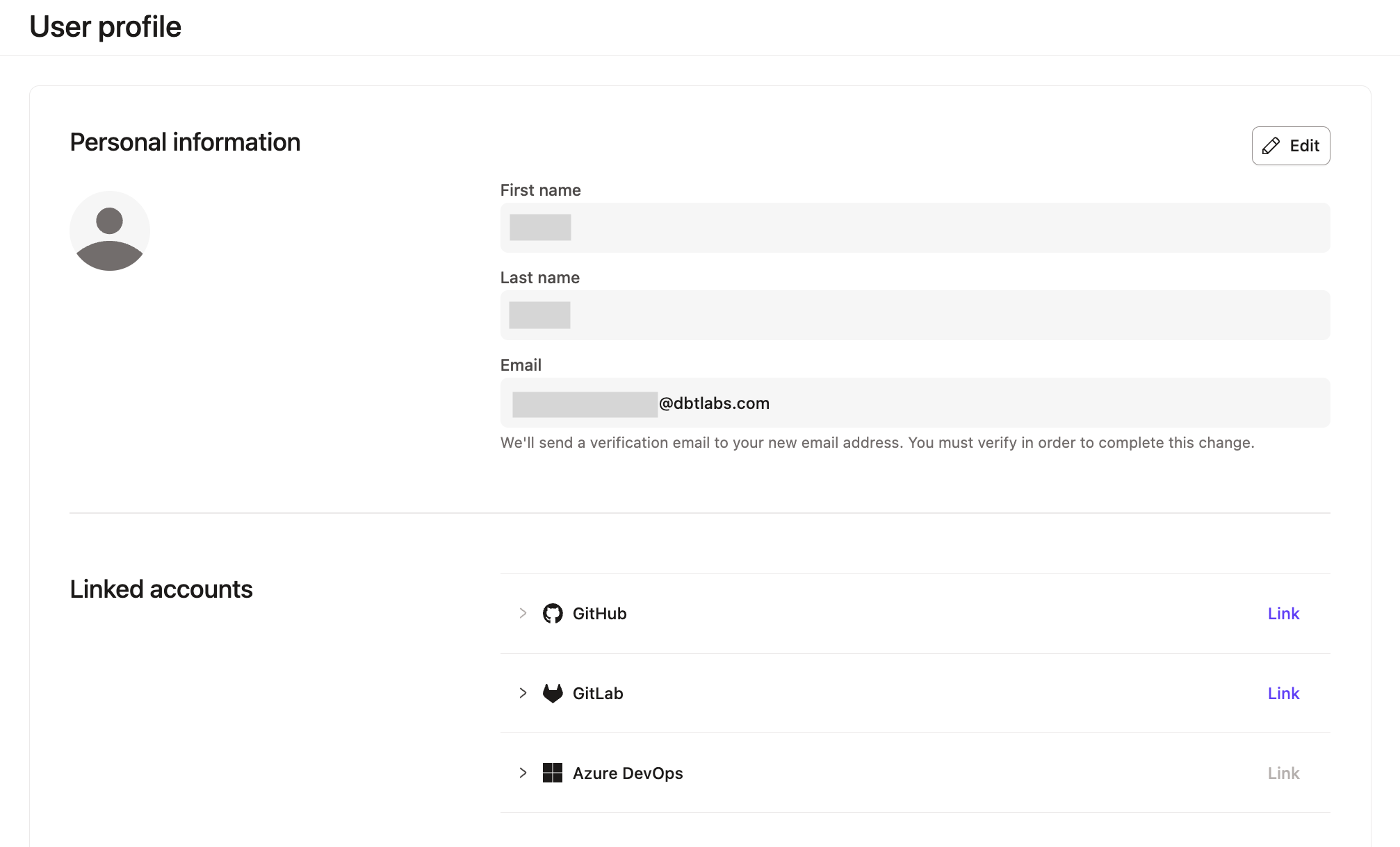 Navigated to Linked Accounts under your profile